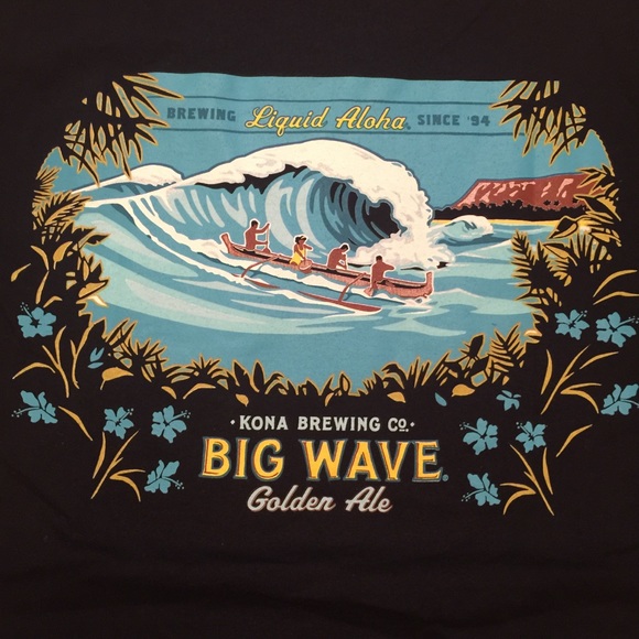 Other - Kona Brewing Company Big Wave tee L